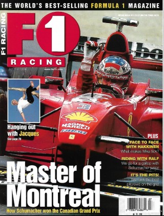 F1 RACING 1998 JULY - MIKA HAKKINEN, RALPH SCHUMACHER, MURRAY WALKER, MOSS